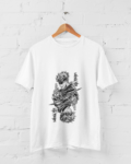 Gojo Satoru anime graphic t shirt vertical sketch design Jujutsu Kaisen