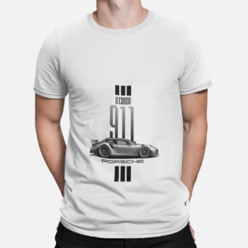 Porsche 911 GT3 RS minimal motorsport graphic t-shirt