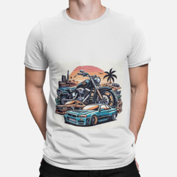 Sunset Street Ride T-Shirt | Bike & JDM Car Lifestyle Tee