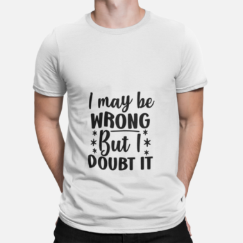 Sarcastic typography t-shirt by Verosparx