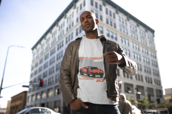 Supercar graphic t-shirt for men – Dirty Thrills design by VEROSPARX