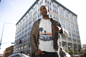 Luxury car graphic t-shirt for men – Urban Drive design by VEROSPARX